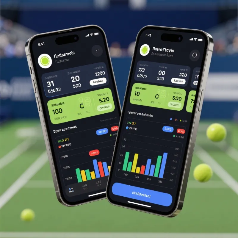 网球直播APP界面展示